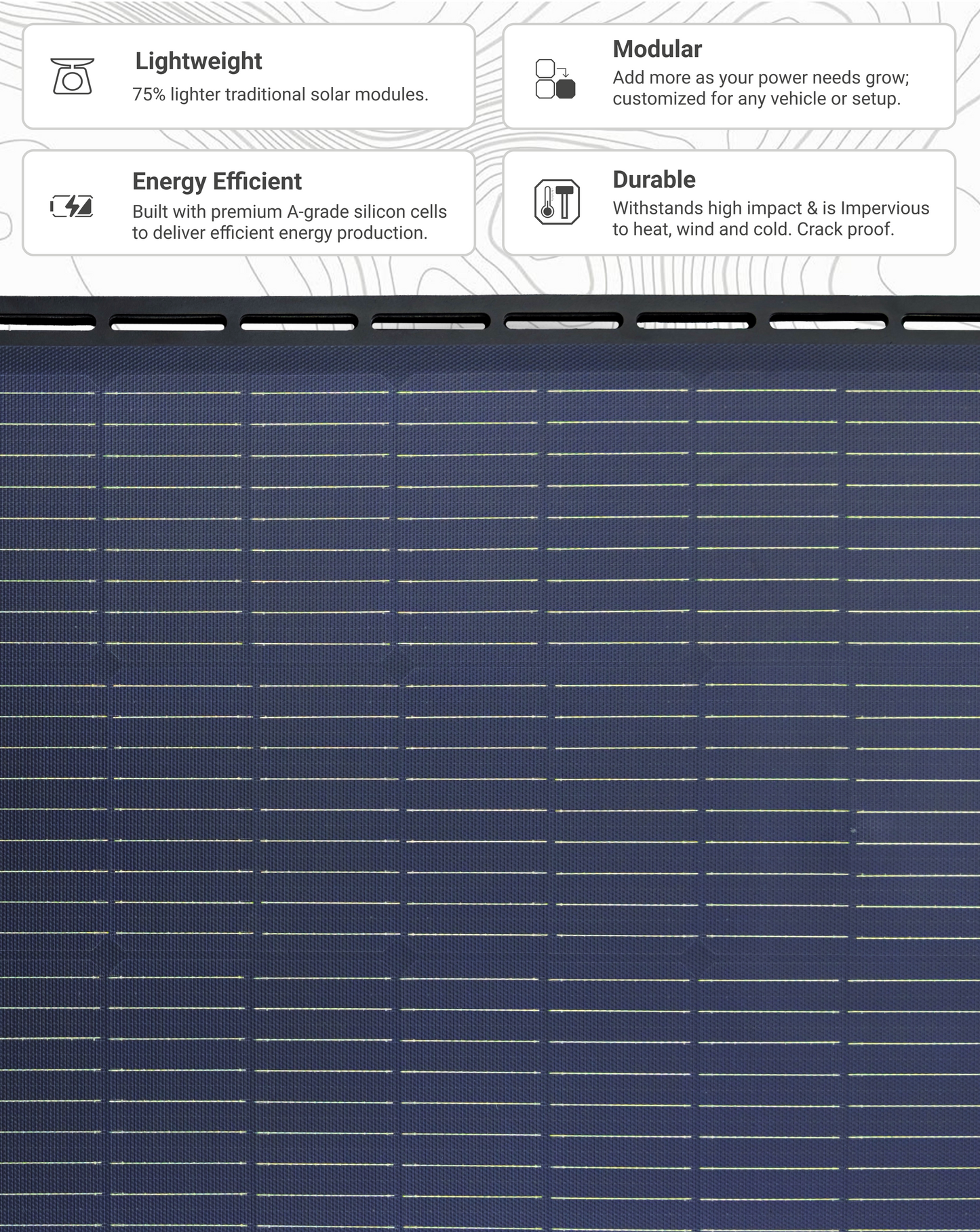 BLOX 100w Rapid Install Solar Panel